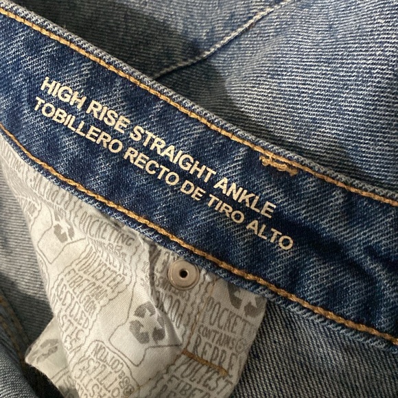 Wild Fable distressed jeans! High rise straight ankle size 14 - Picture 7 of 8